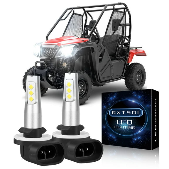 For Honda Pioneer 500 700 LED Bulbs 2014-2021 Headlights Lights Super Bright 2pc