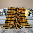 thumbnail image 2 of Nawypu Tiger Print Blanket  Tiger Print Pillow Covers ,Decorative Throw Blanket 3 Piece Set,Fuzzy Soft Cozy Warm Lightweight Blanket for Sofa,Couch,Bed,Travel,Camping, 2 of 6