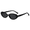 Black/Gray, variant on XXZQRYHN Retro Oval Cat Eye Sunglasses for Women Men 90s Vintage Style UV400 Protection Sun Glasses(Black/Gray)