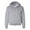 Light Steel, variant on Men's Double Dry Action Fleece Full Zip Hood, Charcoal Heather - S
