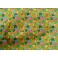 thumbnail image 5 of oneOone Polyester Lycra Fabric Leaves & Floral Block Print Fabric BTY 56 Inch Wide, 5 of 5