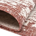 thumbnail image 4 of Rugs.com Jill Zarin Outdoor Collection Rug – 13' Square Rust Red Flatweave Rug Perfect For Living Rooms, Kitchens, Entryways, 4 of 7
