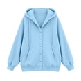 thumbnail image 4 of Luvrsol Sweatshirt for Women Long Sleeve Zip Up Hoodie Casual Daily Wear Athletic Jacket with Pockets S-2XL, 4 of 5