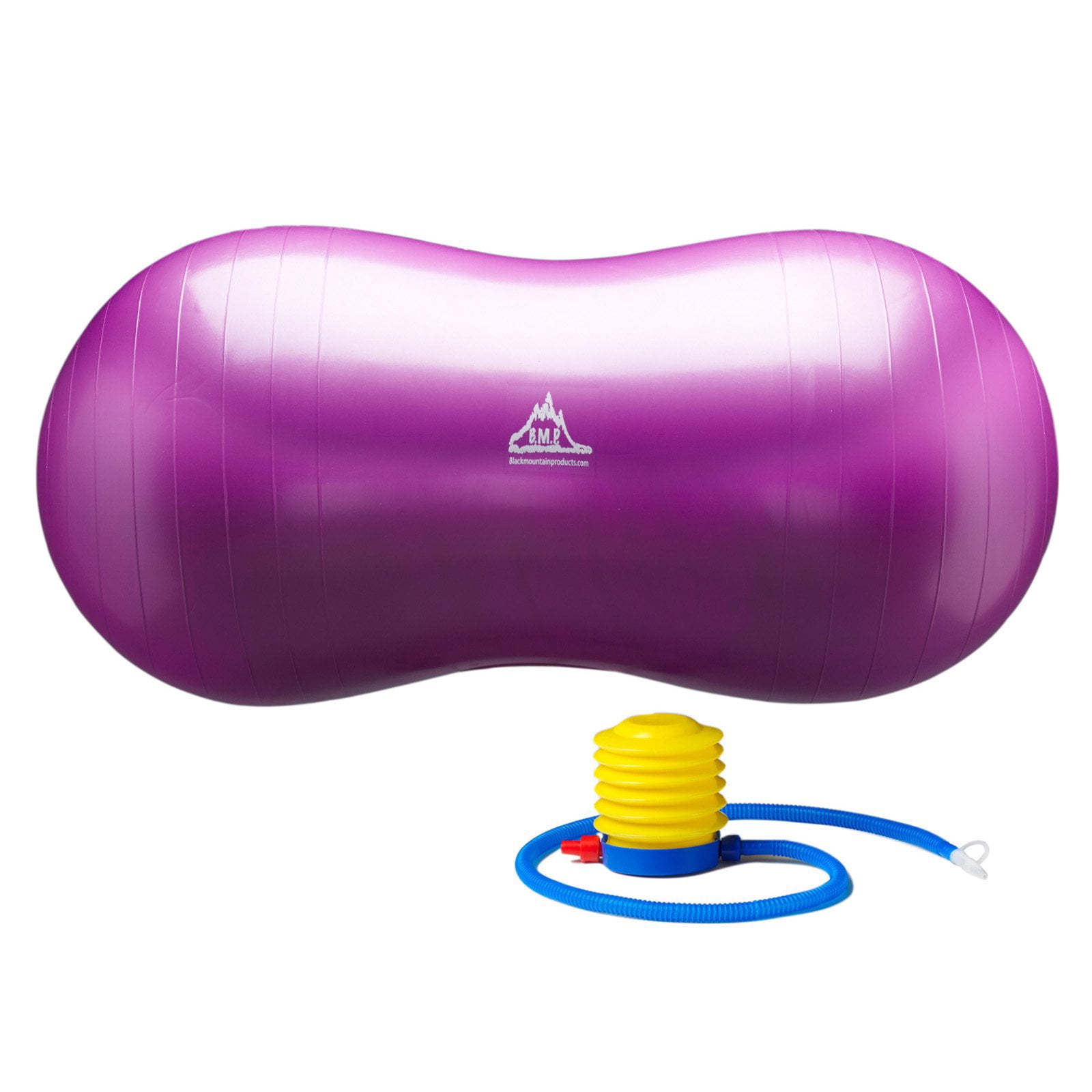Black Mountain Products Peanut Stability Ball with Pump 1000lb Static Weight Capacity, Black