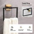thumbnail image 4 of 5 - Piece Bathroom Hardware Accessories Set Wall Mounted, 4 of 8