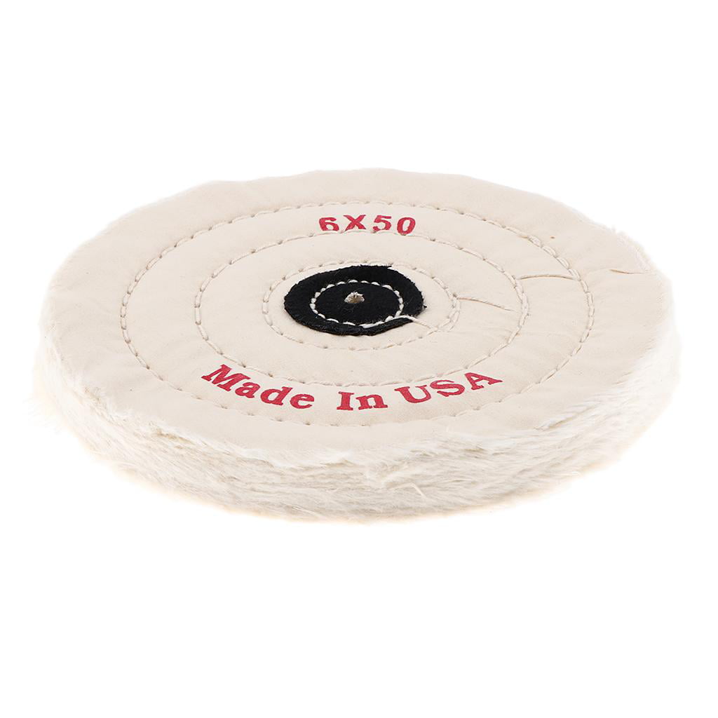 Details about   5Pcs 3'' Soft Cotton Cloth Buffing Wheel Polishing Pad For Bench Grinder 50Ply 