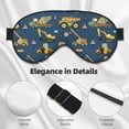 thumbnail image 4 of Goofa Modern Excavator Printed Sleep Eye Mask for Men Women, Zero Eye Pressure Sleeping Mask, Light Blocking Night Blindfold, Soft Eye Shade Cover, 4 of 7