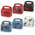 thumbnail image 2 of 32pcs Halloween Spider Handheld Paper Boxes, Festival Horror Gift Packaging Boxes, Foldable Thickened Handles, Creative Foldable Tote Bags, Pumpkin Party Decoration Boxes, 2 of 6