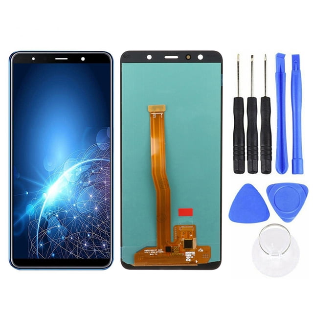Koszal Replacement AMOLED Display Touch Screen Digitizer for Samsung A7 2018 SM-A750F