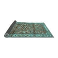 thumbnail image 2 of Ahgly Company Indoor Square Persian Light Blue Traditional Area Rugs, 6' Square, 2 of 4