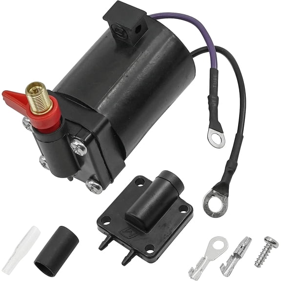 Caltric Fuel Primer Choke Solenoid Compatible with Omc Johnson Evinrude 40Hp 40 Hp 1984-2005