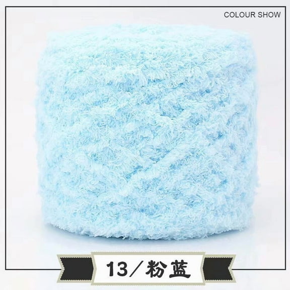 Nvzi Soft Yarn for Crocheting, Blended Yarn, Ultra-Soft Texture, Ideal for Baby Items, Scarves, Crafts, Perfect for Crochet Enthusiasts and DIY Projects,light blue