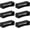 Black, variant on Watch Band Holder Loop, Silicone Replacement Fastener Rings Strap Keeper