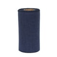 thumbnail image 1 of Holiday Time 6 inch x 20 feet  Linen  Ribbon, Navy Blue, 1 of 4
