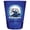 Blue, variant on Bethany Beach Delaware Design B Souvenir Full Color 2 oz Round Shot Glass Blue