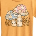 thumbnail image 3 of Instant Message - Watercolor Mushrooms - Women's Short Sleeve Graphic T-Shirt, 3 of 7