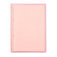 thumbnail image 1 of Graflsoa Modern Detachable B5 Notebook with Transparent Flexible Cover, Ruled Pages, 30 Sheets, Pink, Lightweight Design, 1 of 6