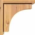 thumbnail image 3 of 7 1/2"W x 12"D x 12"H Huntington Smooth Corbel w/Backplate, Western Red Cedar, 3 of 9