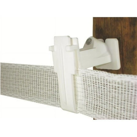 Field Guardian 102141 Wood Post - 2 in. Polytape Nail on offset Insulator- White