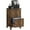 Rustic Brown, variant on HOMCOM File Cabinet with 2 Drawers Filing Cabinet for A4 Letter, White
