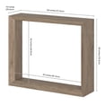 thumbnail image 5 of Evelyn&Zoe Modern Farmhouse 36" Wide Antiqued Gray Oak Console Table, 5 of 7