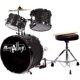 thumbnail image 1 of Batería Music Alley Kids de 3 piezas con pedal Throne Cymbal, color negro, 1 of 7