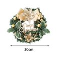 thumbnail image 6 of Faux Christmas Wreath Outside Front Door Wreath for Party Fireplace Festival Deer, 6 of 6