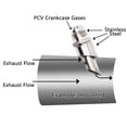 thumbnail image 4 of Transemion Car Exhaust E-VAC Connector Stainless Steel Fitting Vacuum Catch Can Universal Vehicle Modification Replacement Part, 4 of 6