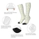 thumbnail image 3 of Fotbe Moon And Rabbit Calcetas Divertidas Estampadas para Hombre y Mujer, Calcetas de Algodón hasta la Rodilla para Caminar, Correr, Enfermería y Embarazo, 3 of 6