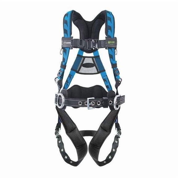 Honeywell Miller Full Body Harness,AirCore,L/XL ACA-TB-BDP/UBL