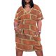 thumbnail image 1 of Vestido largo de bolsillo suelto con diseño de pared de ladrillos para mujer, vestido de cumpleaños de lujo para mujer 2025, 1 of 7