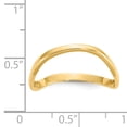 thumbnail image 3 of 14k Yellow Gold Wave Thumb Ring, 3 of 9