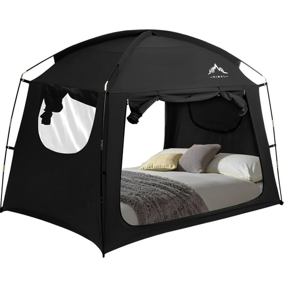 Carpa para Cama UNIHIMAL Portátil de Tamaño Completo, Ligera y con Dosel