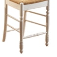 thumbnail image 6 of TMS 30" Indoor Ladder Back Bar Stool with Rush Seat, Set of 2, White, 6 of 6