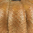 thumbnail image 7 of Northlight 7.5" Gold and Orange Textured Greek Key Pumpkin Fall Decoration, 7 of 7