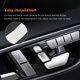 thumbnail image 5 of Car Zinc Alloy Door Seat Adjust Button Switch Cover Sticker Trim for Benz C E GLK GL ML Class W204 W, 5 of 5
