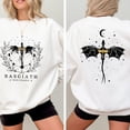 thumbnail image 4 of Sudadera Vintage de cuarta ala para mujer, Sudadera con capucha de la Universidad de Basgiath War, Dark Academia, Dragon Rider, Bookish, cuello redondo, ropa, 4 of 4