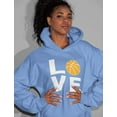 thumbnail image 5 of Tstars Women's Basketball Hoodie - Perfect Gift for Basketball Fans, Players, and Lovers - Cool Birthday Present - Sporty and Stylish Sweatshirt for Team Supporters, 5 of 12