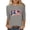 11-Gray-4th of July, variant on Womens Plus Size USA Flag Patriotic Shirt Three Quarter Sleeve 4th of July Tops Crew Neck 250 Years T Shirts Navy 5XL