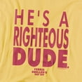 thumbnail image 2 of Ferris Bueller T-Shirt Righteous Dude Unisex Graphic Tee For Men & Women, 2 of 7