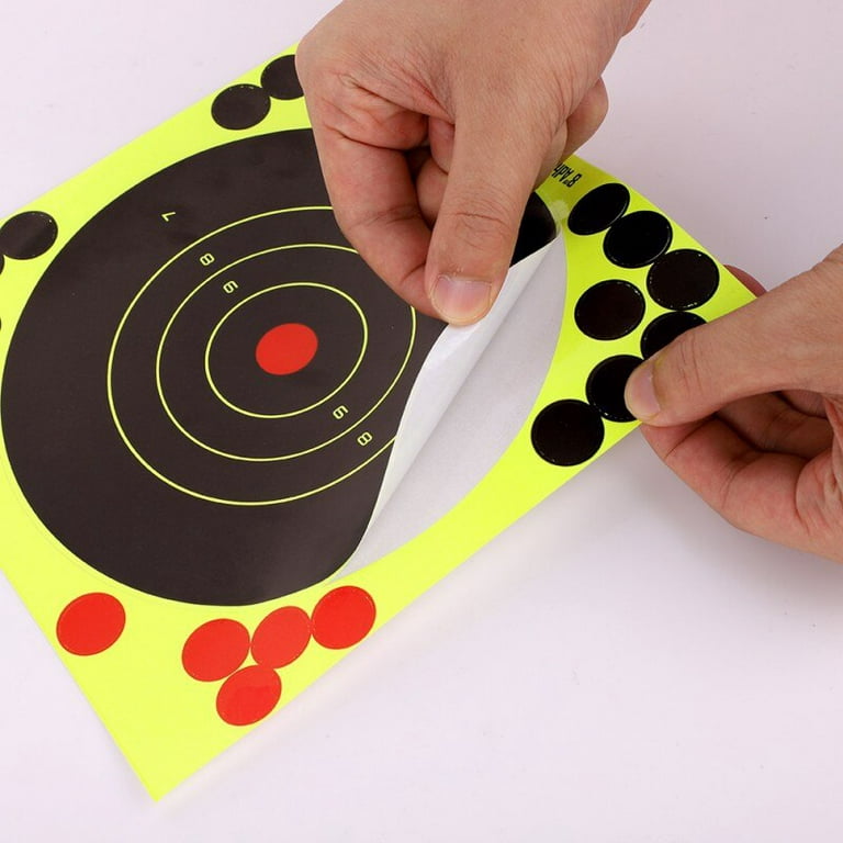 8 Shooting Target Rifle Gun Adhesive Stick Splatter Reactive