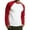 Red/White, variant on Men's Long Sleeve Crew Neck Baseball Shirt, Casual Dynamic Cotton Raglan T Shirts, Black/Charcoal Gray 3XL, 1 Count, 1 Pack