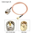 thumbnail image 2 of Cable Coaxial RG316 RF SMA Macho a UHF PL-259 Macho 2 Pies Unique Bargains, 2 of 5