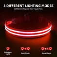 thumbnail image 2 of Dog LED Light Collar Ultra 300m Visibility  Adjustable Length  Rechargeable Night Anti-Loss LED, 2 of 10