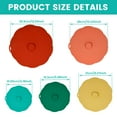 thumbnail image 2 of Sutowe 5Pcs Silicone Food Storage Lids Flower Design Reusable Heat Resistant Suction Lids Press Adsorption Airtight Seal for Various Containers​, 2 of 8