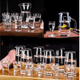 thumbnail image 1 of Juego de ollas de vino de vidrio alto hechas de materiales resistentes Copa Moutai Copa bala Procesamiento de una taza Baijiu, 1 of 4