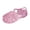 Pink, variant on Girls Jelly Crystal Gradient Sandals Waterproof Soft Sole Thick Princess Beach Shoes for Pool Rain Splash Spring Summer Black