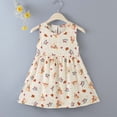 thumbnail image 4 of ZOYOEN Toddler Girls Cotton Floral Dresses- Flowy Crewneck Sleeveless Cute Kids Summer Casual Dresses Multicolor Size 10 T, 4 of 5