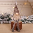 thumbnail image 2 of Little Christmas Trees for Decoration Christmas Decorations Creative Sitting Posture Forest Doll Doll Christmas Tree Pendant Doll Pendant White Christmas Decorations for Tree, 2 of 3