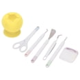 thumbnail image 2 of Vinyl Weeding Tools Set  , Craft Tools Set Accurate Cutting Grip Function 7PCS  For Silhouettes For Lettering For Cameos Yellow, 2 of 8